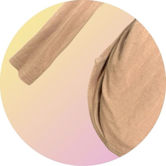 Preowned Fashion Nova Cindy Long Sleeve Top - Mocha - Small - Picture 4 of 7